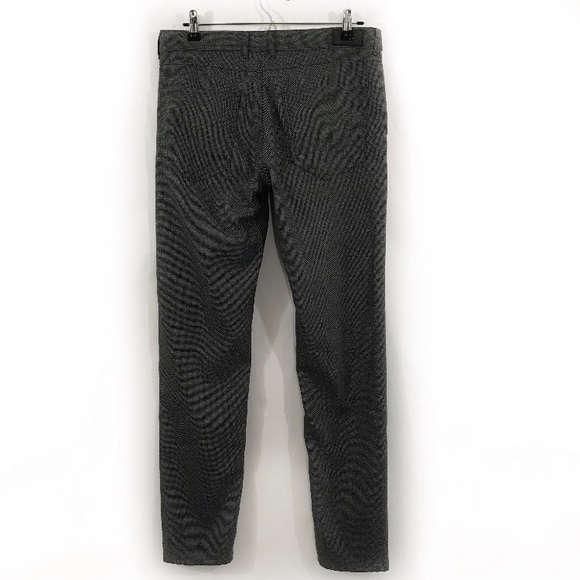 ZARA  Gray Black Textured Slim Pants - Picture 3 of 7